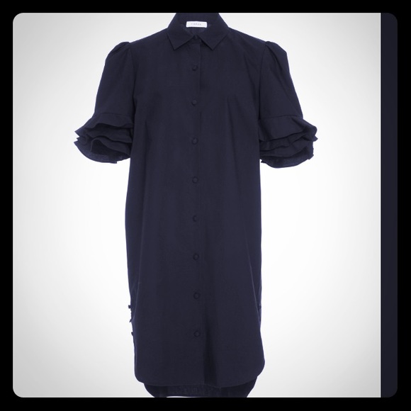Frame Denim Dresses & Skirts - Beautiful Frame Denim dress w/ ruffle sleeves small